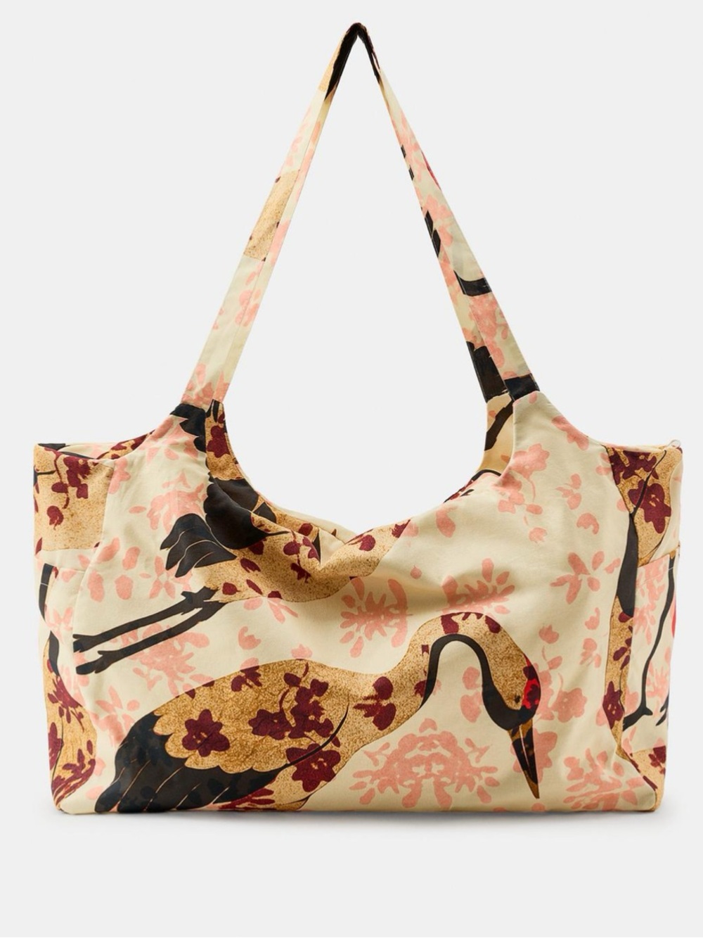 Zara Printed Heron Maxi Bag NWT - Picture 5 of 8
